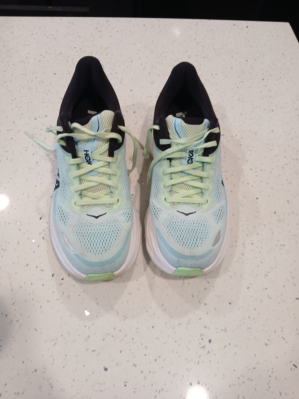 HOKA Bondi 9 'Luna Moth Blue Spark' Sz 10.5D